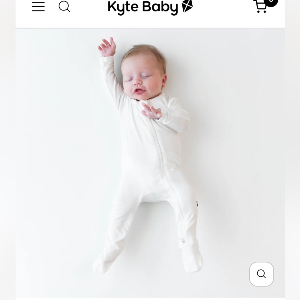BUNDLE • FOUR KYTE Baby Footies & Onesies • EUC • 6-12 Months